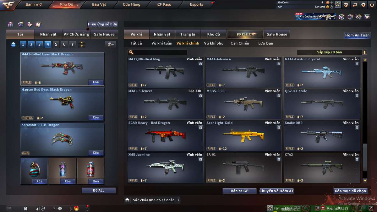 shop acc cf uy tin gia re